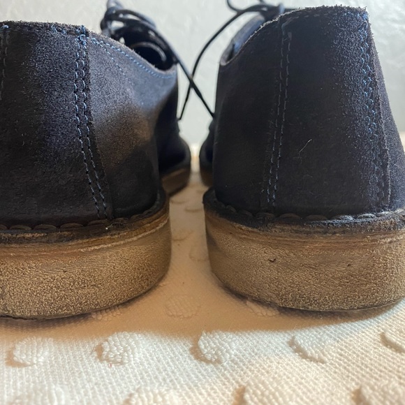 DONT STEP ON MY BLUE SUEDE SHOES! J CREW Superior Shoes Blue Suede Chukka Shoe - Picture 5 of 16